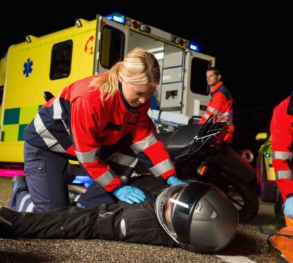Motorbike accident